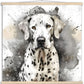 Dalmation Dog Watercolor Premium Matte Paper Poster with Hanger