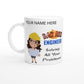 (YOURNAME) Badd Ass Engineer, Solving all your problems : White 11oz Ceramic Mug