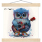 Jed, Little Hooters Owl : Premium Matte Paper Poster with Hanger