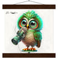 Chip, Little Hooters Owl : Premium Matte Paper Poster with Hanger