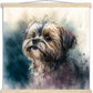 Shorkie (c) Watercolor Premium Matte Paper Poster with Hanger