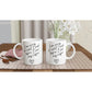 I'm sorry for what i said before I had my coffee : Fun Black & White 11oz Ceramic Mug