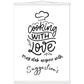 Premium Matte Paper Poster & Hanger  :  Cooking with love, may stab anyone with suggestion