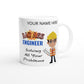 (YOURNAME) Badd Ass Engineer, Solving all your problems : White 11oz Ceramic Mug