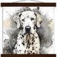 Dalmation Dog Watercolor Premium Matte Paper Poster with Hanger