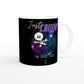 Just Chillin! : Fun Black & White 11oz Ceramic Mug