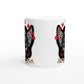 Born To Ride! But First, Coffee!  White 11oz Ceramic Mug