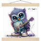 Pip, Little Hooters Owl : Premium Matte Paper Poster with Hanger