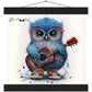 Jed, Little Hooters Owl : Premium Matte Paper Poster with Hanger