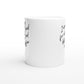 I'm sorry for what i said before I had my coffee : Fun Black & White 11oz Ceramic Mug