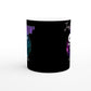 Just Chillin! : Fun Black & White 11oz Ceramic Mug