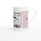 Mothers day, What you mean to me : White 10oz Porcelain Slim Mug