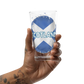 Scotland Grunge Style Flag Shaker pint glass