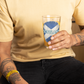 Scotland Grunge Style Flag Shaker pint glass