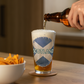 Scotland Grunge Style Flag Shaker pint glass