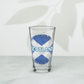 Scotland Grunge Style Flag Shaker pint glass