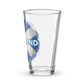 Scotland Grunge Style Flag Shaker pint glass