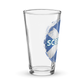 Scotland Grunge Style Flag Shaker pint glass