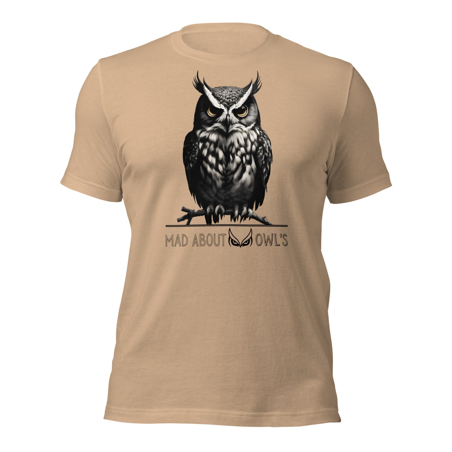 Mad About Owl's : Unisex t-shirt