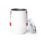 Happy As A Pig In S@#T Wine tumbler