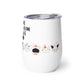 It's Not Drinking Alone, If The Cat Is Home : Wine tumbler